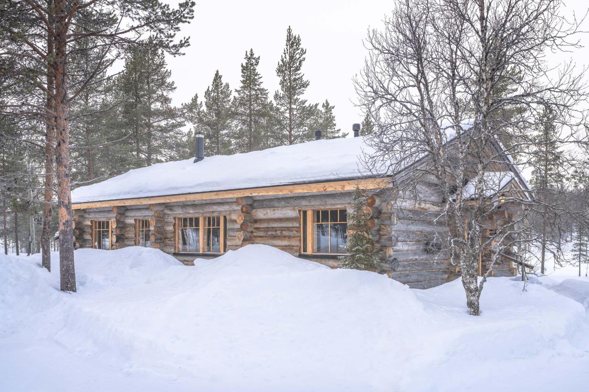 Kuukkeli Log Houses Villa Aurora "Pupula" Саариселькя Экстерьер фото